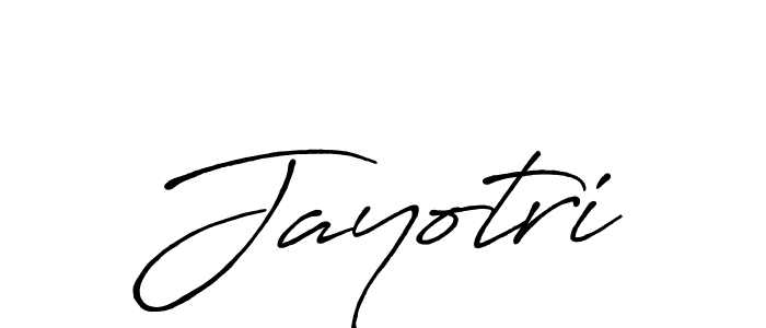 How to make Jayotri name signature. Use Antro_Vectra_Bolder style for creating short signs online. This is the latest handwritten sign. Jayotri signature style 7 images and pictures png