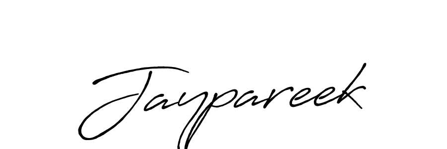 Create a beautiful signature design for name Jaypareek. With this signature (Antro_Vectra_Bolder) fonts, you can make a handwritten signature for free. Jaypareek signature style 7 images and pictures png