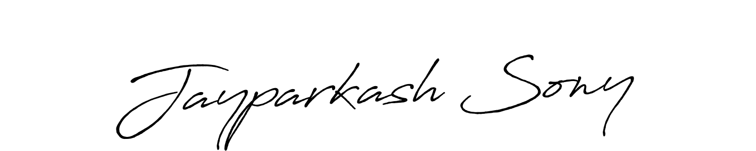 Design your own signature with our free online signature maker. With this signature software, you can create a handwritten (Antro_Vectra_Bolder) signature for name Jayparkash Sony. Jayparkash Sony signature style 7 images and pictures png