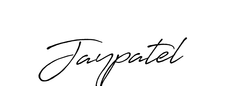 Create a beautiful signature design for name Jaypatel. With this signature (Antro_Vectra_Bolder) fonts, you can make a handwritten signature for free. Jaypatel signature style 7 images and pictures png