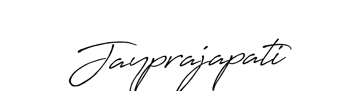 Design your own signature with our free online signature maker. With this signature software, you can create a handwritten (Antro_Vectra_Bolder) signature for name Jayprajapati. Jayprajapati signature style 7 images and pictures png