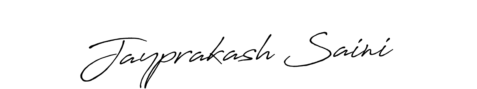if you are searching for the best signature style for your name Jayprakash Saini. so please give up your signature search. here we have designed multiple signature styles  using Antro_Vectra_Bolder. Jayprakash Saini signature style 7 images and pictures png