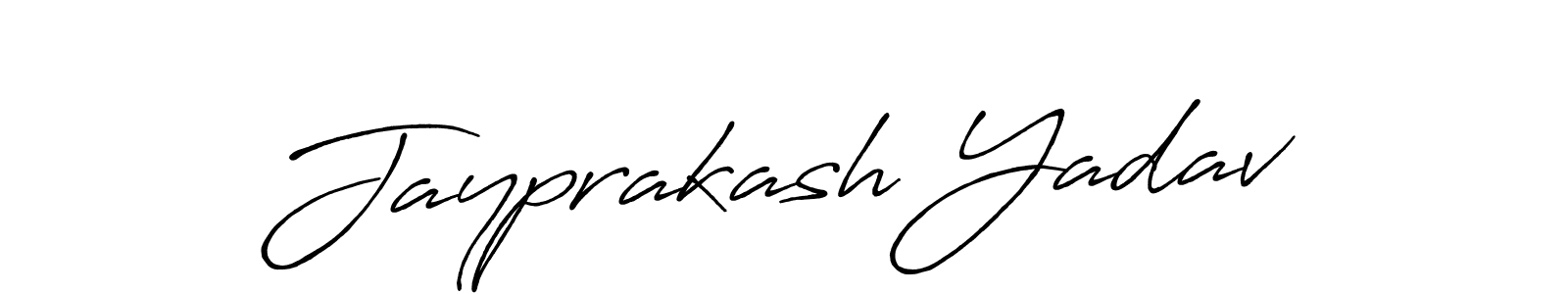 How to make Jayprakash Yadav signature? Antro_Vectra_Bolder is a professional autograph style. Create handwritten signature for Jayprakash Yadav name. Jayprakash Yadav signature style 7 images and pictures png