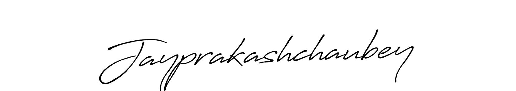 Create a beautiful signature design for name Jayprakashchaubey. With this signature (Antro_Vectra_Bolder) fonts, you can make a handwritten signature for free. Jayprakashchaubey signature style 7 images and pictures png