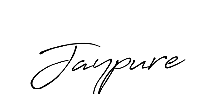 Create a beautiful signature design for name Jaypure. With this signature (Antro_Vectra_Bolder) fonts, you can make a handwritten signature for free. Jaypure signature style 7 images and pictures png