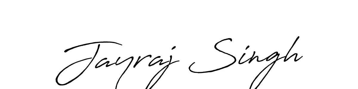 Create a beautiful signature design for name Jayraj Singh. With this signature (Antro_Vectra_Bolder) fonts, you can make a handwritten signature for free. Jayraj Singh signature style 7 images and pictures png