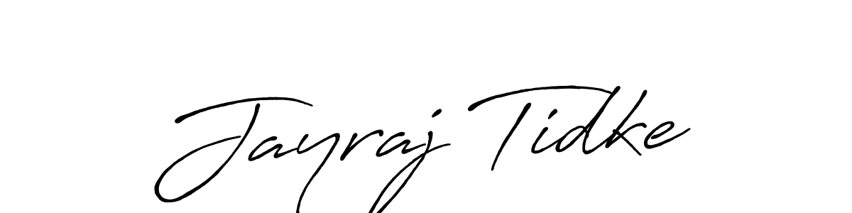 How to make Jayraj Tidke signature? Antro_Vectra_Bolder is a professional autograph style. Create handwritten signature for Jayraj Tidke name. Jayraj Tidke signature style 7 images and pictures png