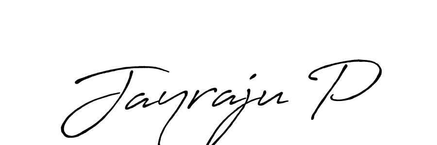 It looks lik you need a new signature style for name Jayraju P. Design unique handwritten (Antro_Vectra_Bolder) signature with our free signature maker in just a few clicks. Jayraju P signature style 7 images and pictures png