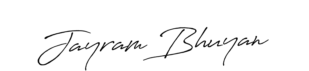 Jayram Bhuyan stylish signature style. Best Handwritten Sign (Antro_Vectra_Bolder) for my name. Handwritten Signature Collection Ideas for my name Jayram Bhuyan. Jayram Bhuyan signature style 7 images and pictures png