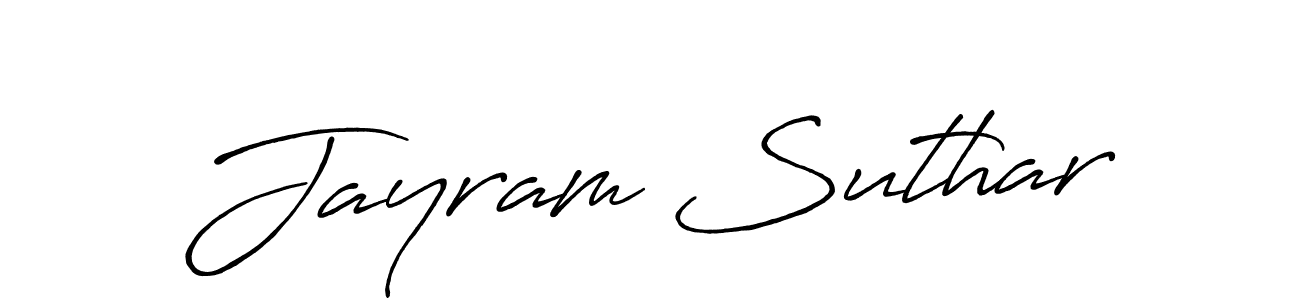 Once you've used our free online signature maker to create your best signature Antro_Vectra_Bolder style, it's time to enjoy all of the benefits that Jayram Suthar name signing documents. Jayram Suthar signature style 7 images and pictures png