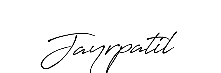 Use a signature maker to create a handwritten signature online. With this signature software, you can design (Antro_Vectra_Bolder) your own signature for name Jayrpatil. Jayrpatil signature style 7 images and pictures png