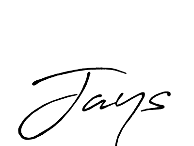 if you are searching for the best signature style for your name Jays. so please give up your signature search. here we have designed multiple signature styles  using Antro_Vectra_Bolder. Jays signature style 7 images and pictures png