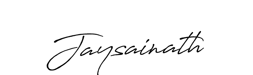 Jaysainath stylish signature style. Best Handwritten Sign (Antro_Vectra_Bolder) for my name. Handwritten Signature Collection Ideas for my name Jaysainath. Jaysainath signature style 7 images and pictures png