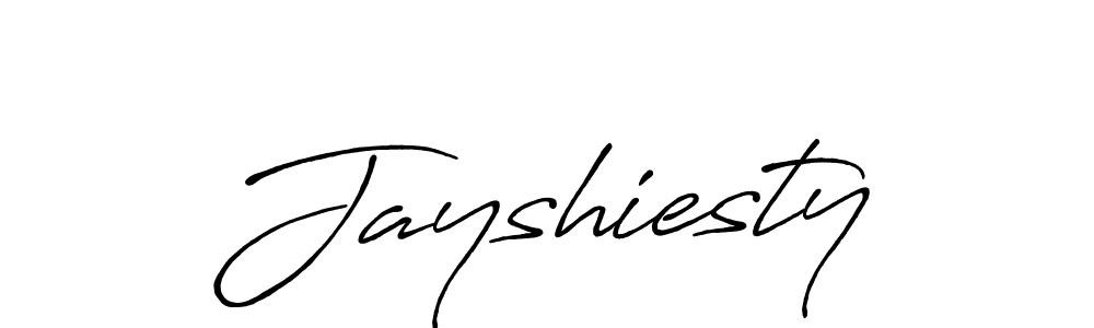 Use a signature maker to create a handwritten signature online. With this signature software, you can design (Antro_Vectra_Bolder) your own signature for name Jayshiesty. Jayshiesty signature style 7 images and pictures png