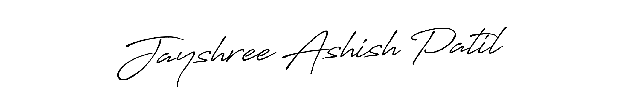 Jayshree Ashish Patil stylish signature style. Best Handwritten Sign (Antro_Vectra_Bolder) for my name. Handwritten Signature Collection Ideas for my name Jayshree Ashish Patil. Jayshree Ashish Patil signature style 7 images and pictures png