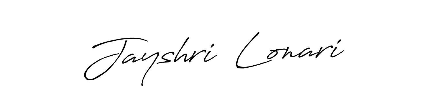 Also You can easily find your signature by using the search form. We will create Jayshri  Lonari name handwritten signature images for you free of cost using Antro_Vectra_Bolder sign style. Jayshri  Lonari signature style 7 images and pictures png