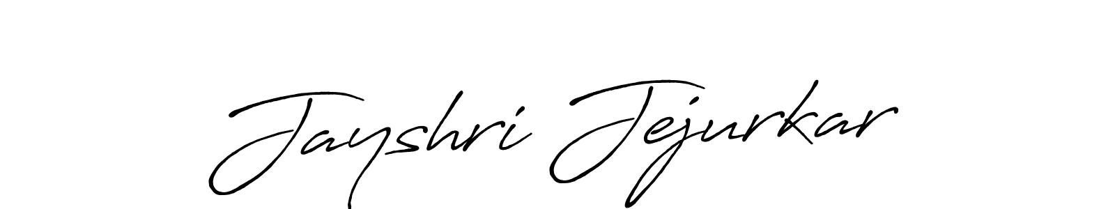 Design your own signature with our free online signature maker. With this signature software, you can create a handwritten (Antro_Vectra_Bolder) signature for name Jayshri Jejurkar. Jayshri Jejurkar signature style 7 images and pictures png