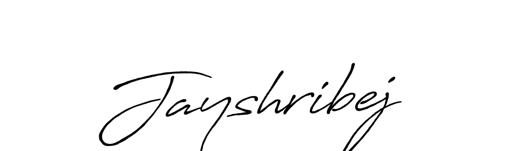 It looks lik you need a new signature style for name Jayshribej. Design unique handwritten (Antro_Vectra_Bolder) signature with our free signature maker in just a few clicks. Jayshribej signature style 7 images and pictures png