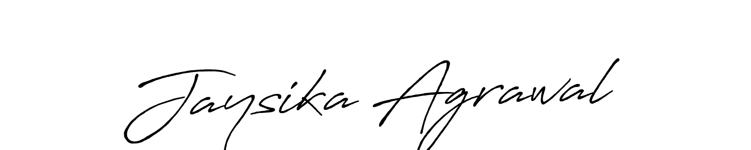 Use a signature maker to create a handwritten signature online. With this signature software, you can design (Antro_Vectra_Bolder) your own signature for name Jaysika Agrawal. Jaysika Agrawal signature style 7 images and pictures png