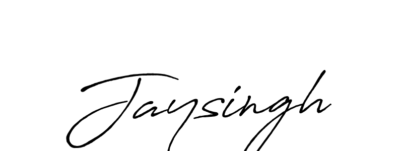 Design your own signature with our free online signature maker. With this signature software, you can create a handwritten (Antro_Vectra_Bolder) signature for name Jaysingh. Jaysingh signature style 7 images and pictures png