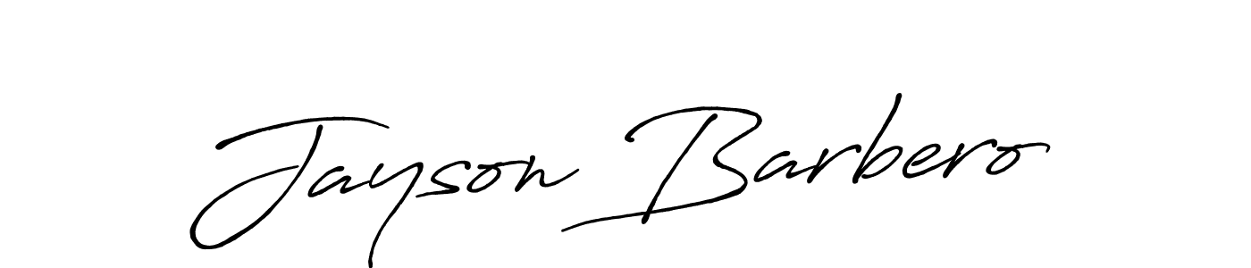 Once you've used our free online signature maker to create your best signature Antro_Vectra_Bolder style, it's time to enjoy all of the benefits that Jayson Barbero name signing documents. Jayson Barbero signature style 7 images and pictures png