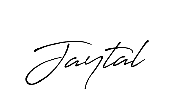 Design your own signature with our free online signature maker. With this signature software, you can create a handwritten (Antro_Vectra_Bolder) signature for name Jaytal. Jaytal signature style 7 images and pictures png