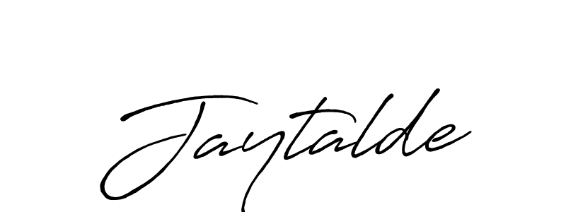 Also we have Jaytalde name is the best signature style. Create professional handwritten signature collection using Antro_Vectra_Bolder autograph style. Jaytalde signature style 7 images and pictures png