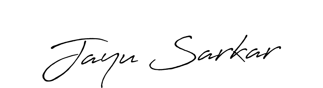 The best way (Antro_Vectra_Bolder) to make a short signature is to pick only two or three words in your name. The name Jayu Sarkar include a total of six letters. For converting this name. Jayu Sarkar signature style 7 images and pictures png