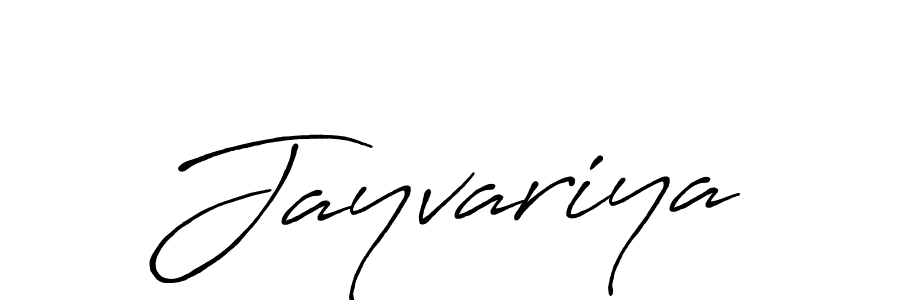 How to make Jayvariya signature? Antro_Vectra_Bolder is a professional autograph style. Create handwritten signature for Jayvariya name. Jayvariya signature style 7 images and pictures png