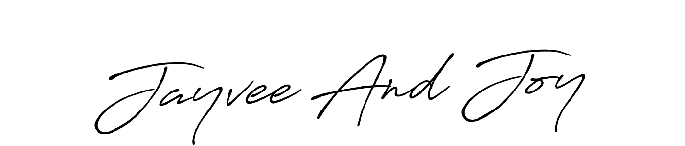 You should practise on your own different ways (Antro_Vectra_Bolder) to write your name (Jayvee And Joy) in signature. don't let someone else do it for you. Jayvee And Joy signature style 7 images and pictures png