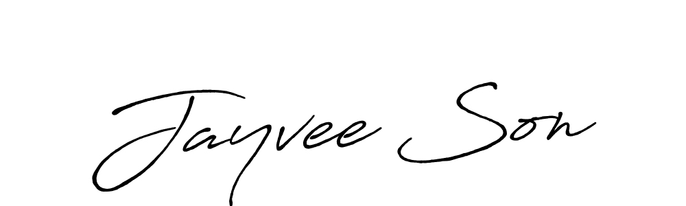 Similarly Antro_Vectra_Bolder is the best handwritten signature design. Signature creator online .You can use it as an online autograph creator for name Jayvee Son. Jayvee Son signature style 7 images and pictures png