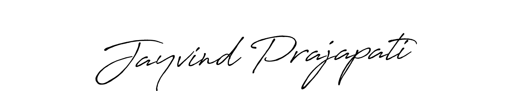 Jayvind Prajapati stylish signature style. Best Handwritten Sign (Antro_Vectra_Bolder) for my name. Handwritten Signature Collection Ideas for my name Jayvind Prajapati. Jayvind Prajapati signature style 7 images and pictures png