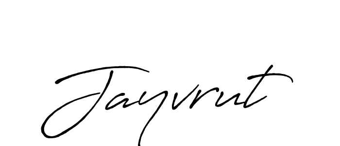 Create a beautiful signature design for name Jayvrut. With this signature (Antro_Vectra_Bolder) fonts, you can make a handwritten signature for free. Jayvrut signature style 7 images and pictures png
