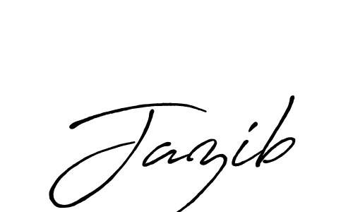 You should practise on your own different ways (Antro_Vectra_Bolder) to write your name (Jazib) in signature. don't let someone else do it for you. Jazib signature style 7 images and pictures png