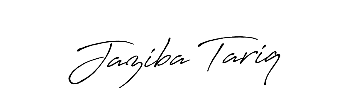 It looks lik you need a new signature style for name Jaziba Tariq. Design unique handwritten (Antro_Vectra_Bolder) signature with our free signature maker in just a few clicks. Jaziba Tariq signature style 7 images and pictures png
