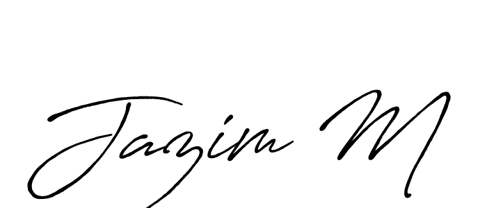 This is the best signature style for the Jazim M name. Also you like these signature font (Antro_Vectra_Bolder). Mix name signature. Jazim M signature style 7 images and pictures png