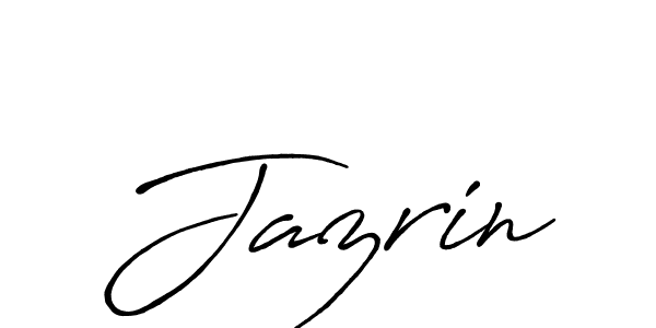 if you are searching for the best signature style for your name Jazrin. so please give up your signature search. here we have designed multiple signature styles  using Antro_Vectra_Bolder. Jazrin signature style 7 images and pictures png