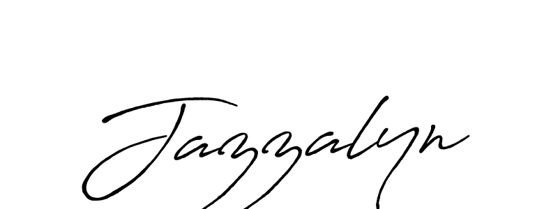 Here are the top 10 professional signature styles for the name Jazzalyn. These are the best autograph styles you can use for your name. Jazzalyn signature style 7 images and pictures png