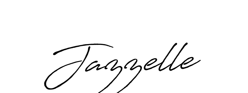 Once you've used our free online signature maker to create your best signature Antro_Vectra_Bolder style, it's time to enjoy all of the benefits that Jazzelle name signing documents. Jazzelle signature style 7 images and pictures png