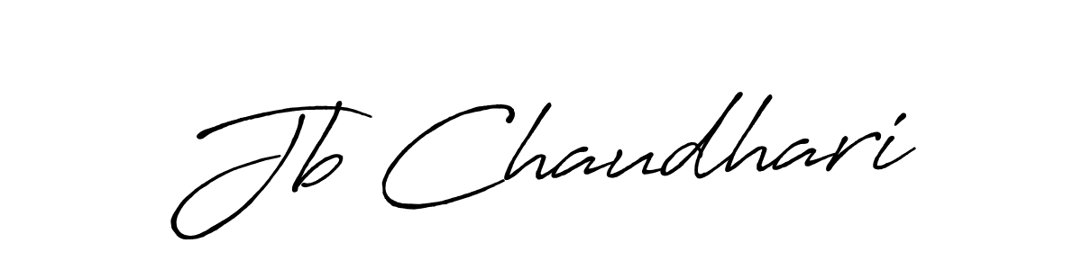 You should practise on your own different ways (Antro_Vectra_Bolder) to write your name (Jb Chaudhari) in signature. don't let someone else do it for you. Jb Chaudhari signature style 7 images and pictures png