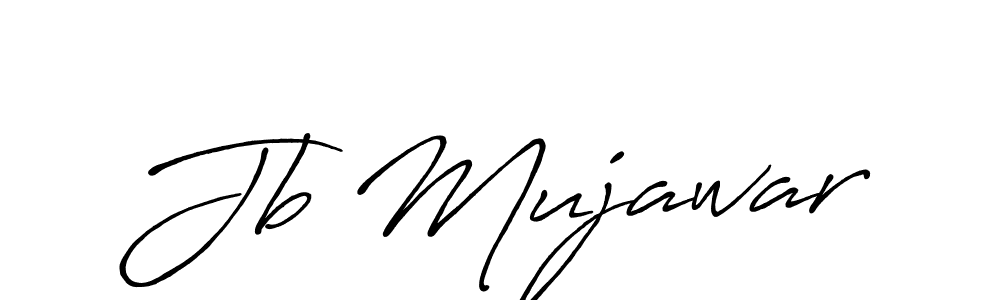Also You can easily find your signature by using the search form. We will create Jb Mujawar name handwritten signature images for you free of cost using Antro_Vectra_Bolder sign style. Jb Mujawar signature style 7 images and pictures png