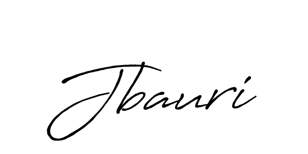 Jbauri stylish signature style. Best Handwritten Sign (Antro_Vectra_Bolder) for my name. Handwritten Signature Collection Ideas for my name Jbauri. Jbauri signature style 7 images and pictures png