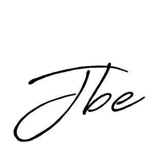 How to make Jbe signature? Antro_Vectra_Bolder is a professional autograph style. Create handwritten signature for Jbe name. Jbe signature style 7 images and pictures png