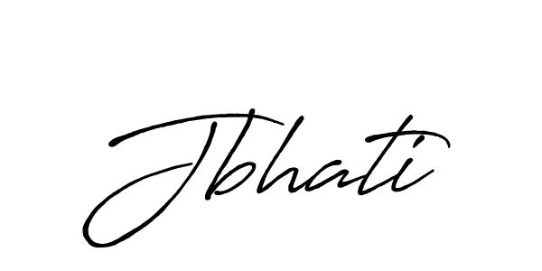 Jbhati stylish signature style. Best Handwritten Sign (Antro_Vectra_Bolder) for my name. Handwritten Signature Collection Ideas for my name Jbhati. Jbhati signature style 7 images and pictures png