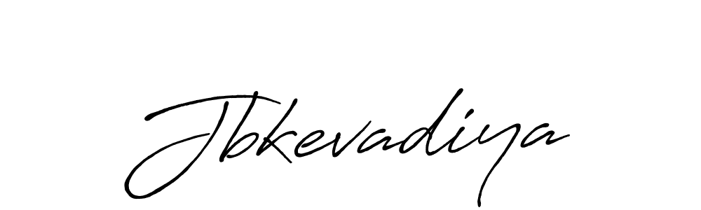 Jbkevadiya stylish signature style. Best Handwritten Sign (Antro_Vectra_Bolder) for my name. Handwritten Signature Collection Ideas for my name Jbkevadiya. Jbkevadiya signature style 7 images and pictures png