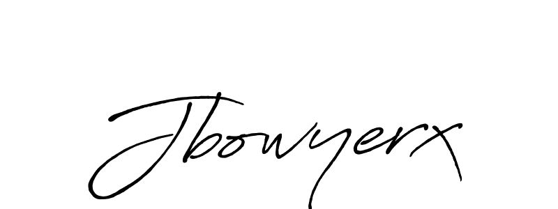 Create a beautiful signature design for name Jbowyerx. With this signature (Antro_Vectra_Bolder) fonts, you can make a handwritten signature for free. Jbowyerx signature style 7 images and pictures png