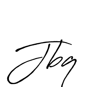 How to make Jbq signature? Antro_Vectra_Bolder is a professional autograph style. Create handwritten signature for Jbq name. Jbq signature style 7 images and pictures png