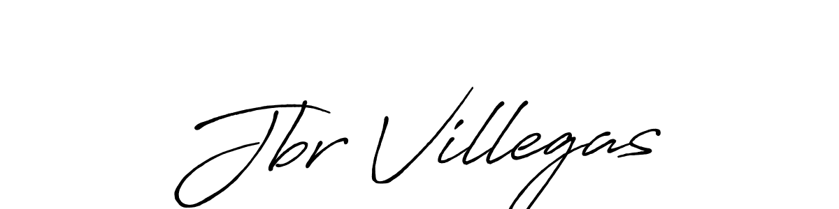 Make a beautiful signature design for name Jbr Villegas. With this signature (Antro_Vectra_Bolder) style, you can create a handwritten signature for free. Jbr Villegas signature style 7 images and pictures png