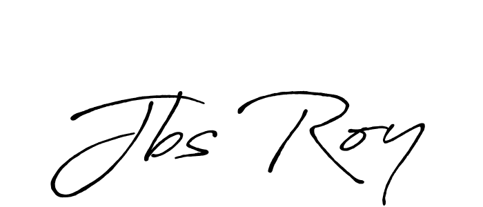 How to make Jbs Roy name signature. Use Antro_Vectra_Bolder style for creating short signs online. This is the latest handwritten sign. Jbs Roy signature style 7 images and pictures png