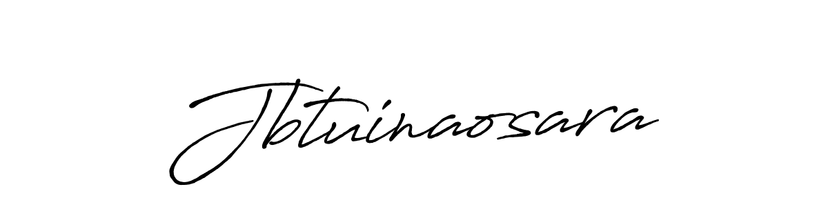 Design your own signature with our free online signature maker. With this signature software, you can create a handwritten (Antro_Vectra_Bolder) signature for name Jbtuinaosara. Jbtuinaosara signature style 7 images and pictures png